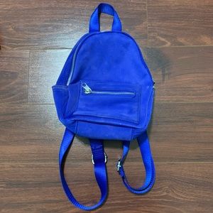 URBAN OUTFITTERS MINI ROYAL BLUE BACKPACK